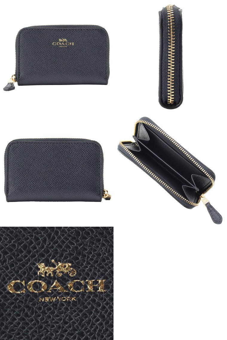 新品　COACH　限定値下げ！折り財布　メンズ　人気の小銭入れ付き COACH（コーチ） コインケース 小銭入れ f27569 アウトレット