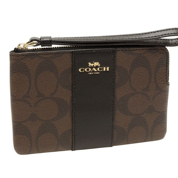 COACH（コーチ） ポーチ リストレット シグネチャー アウトレット