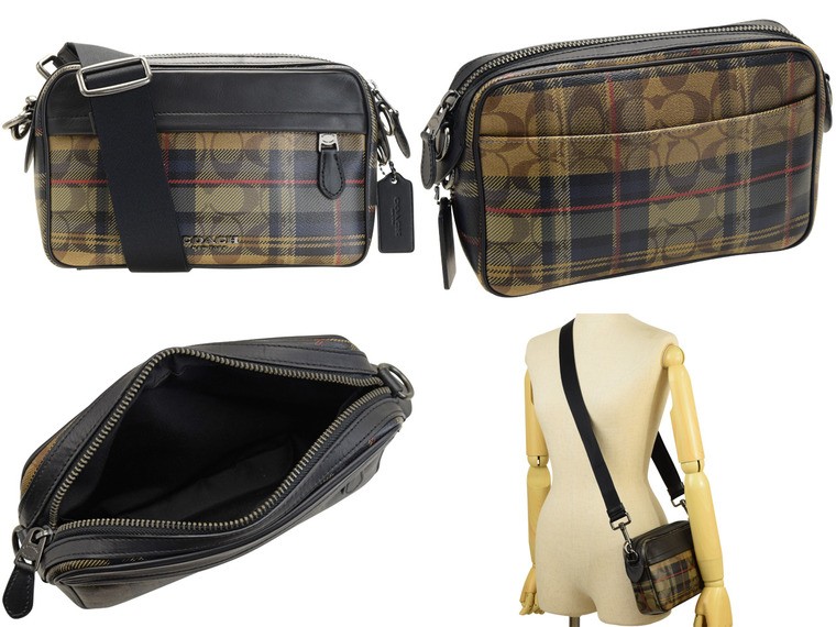 COACH（コーチ） バッグ ショルダーバッグ 斜めがけ メンズ チェック