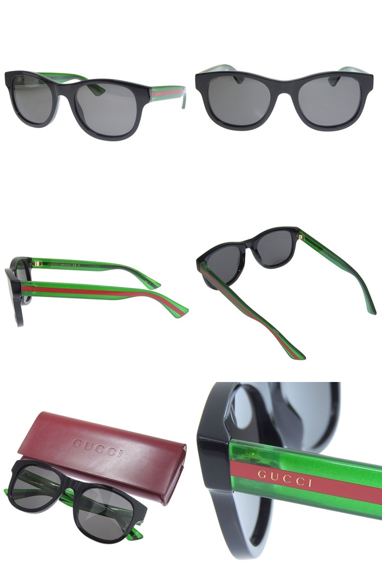 GUCCI（グッチ） サングラス メンズ レディース 52□21 145 ブラック