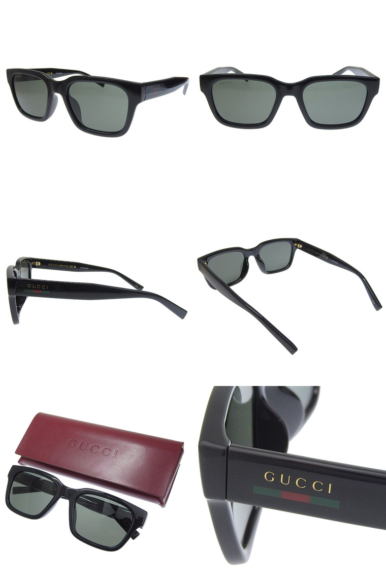 GUCCI（グッチ） サングラス メンズ レディース 55□20 145 ブラック