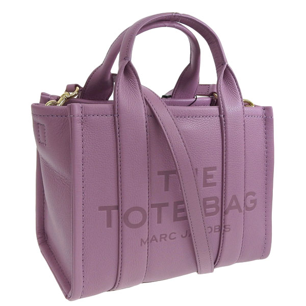 Marc Jacobs パープル The Leather Small トートバッグ Marc Jacobs The Leather small tote bag for Women - Purple in