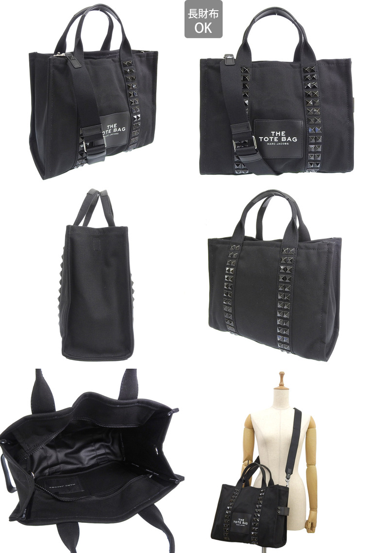 マーク ジェイコブス 2way トートバッグ H071M12FA22 001 BLACK MARC JACOBS マークジェイコブス バッグ レディース ザトート