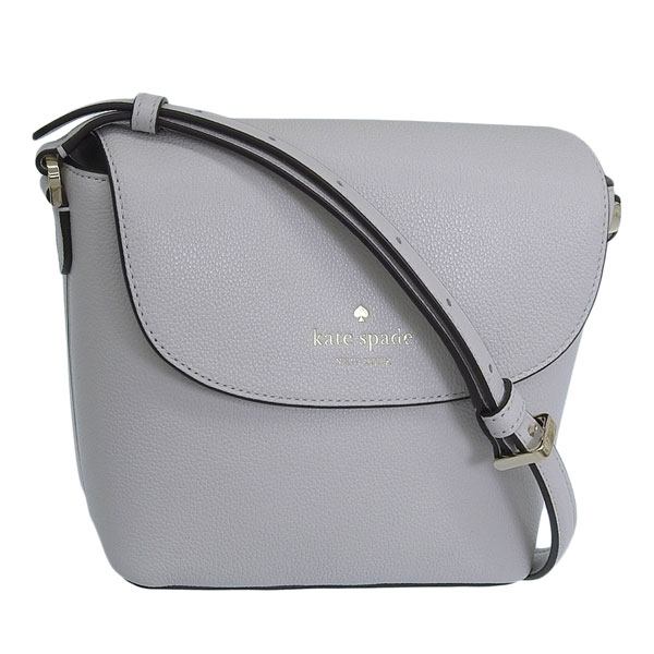 ケイトスペード バッグ レディース ショルダーバッグ 斜め掛け アウトレット レザー グレー emmie flap crssbdy K8215-020 KATE SPADE｜riverall-men