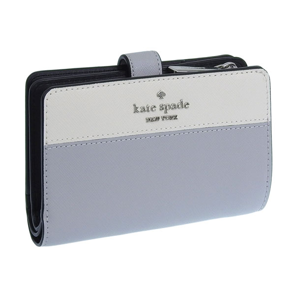 ケイトスペード 財布 レディース 二つ折り財布 アウトレット レザー グレーマルチ medium compact bifold wallet  KC511 KATE SPADE : kc511-020 : FASCINO(ファッシノ)Yahoo!店 - 通販 - Yahoo!ショッピング