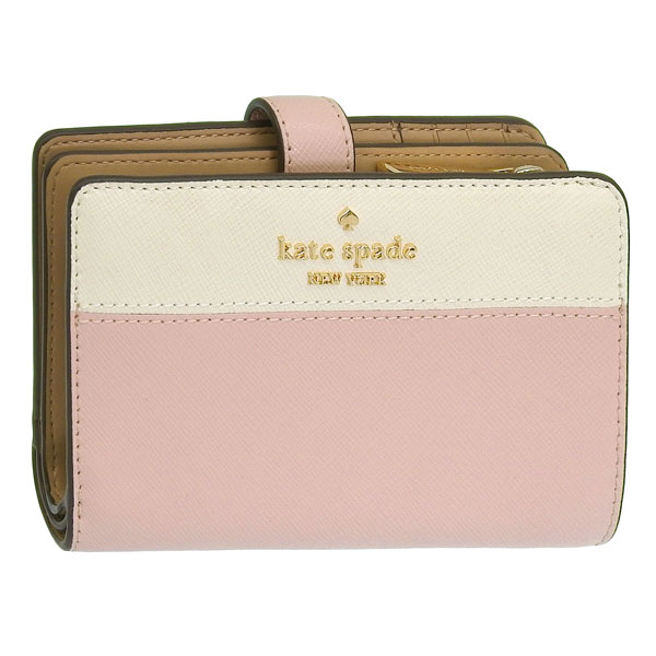 特価 ケイトスペード 財布 二つ折り レディース アウトレット 折財布 花柄 バイカラー マルチカラー KATE SPADE