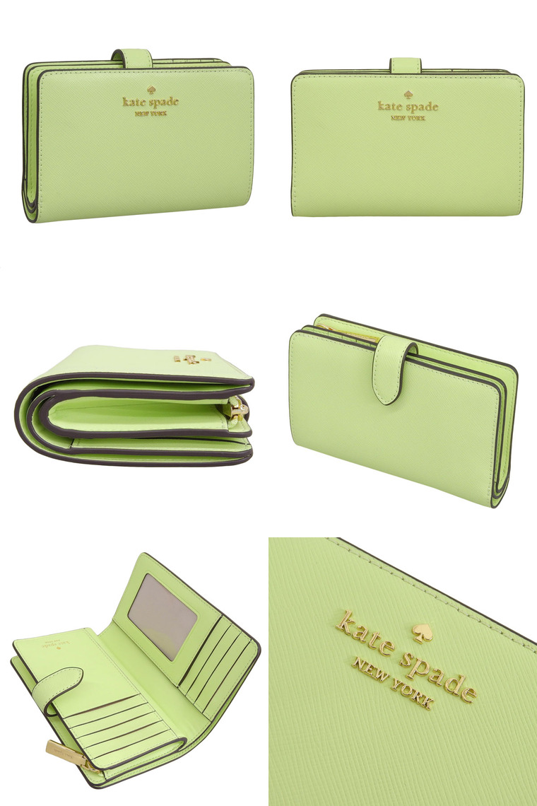 特価 ケイトスペード 財布 二つ折り レディース アウトレット 折財布 花柄 バイカラー マルチカラー KATE SPADE