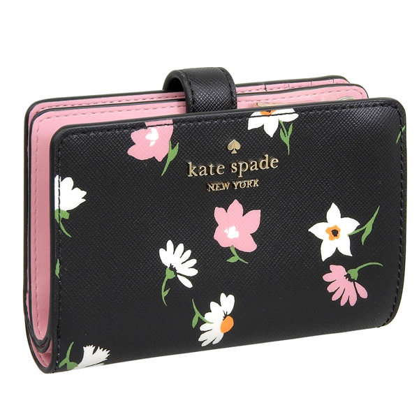 ケイトスペード 財布 二つ折り レディース アウトレット 折財布 花柄 バイカラー マルチカラー KATE SPADE｜riverall-men｜08