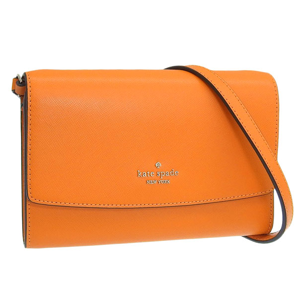 美品★kate spade★ショルダーバッグ★オレンジ kate spade NEW YORK（ケイト・スペード ニューヨーク） ケイト