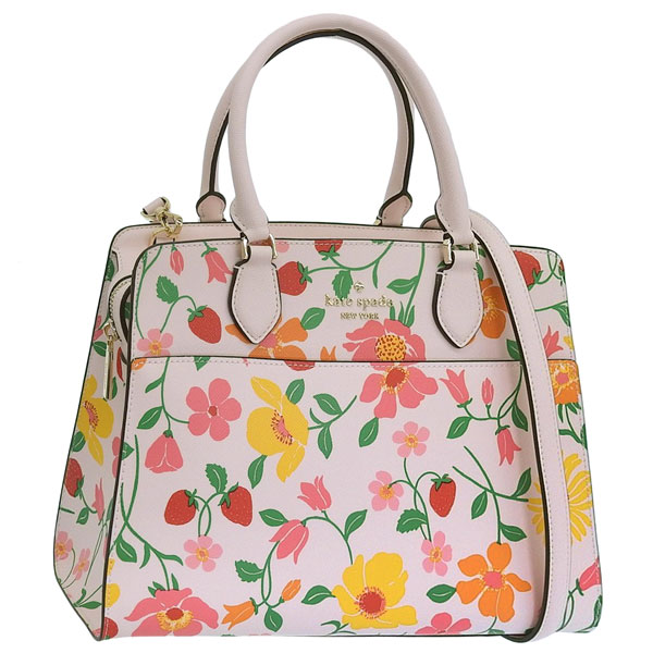 即発セールkate spade Maiseストライプキャンバス2wayサッチェル 即発セールkate spade Maiseストライプキャンバス2wayサッチェル