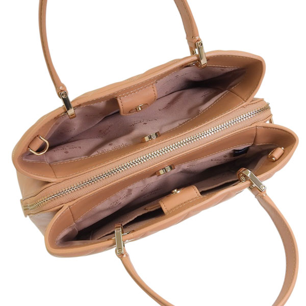 美品　ケイトスペード　レナ　サッチェル　レザー　2WAY　ハンドバッグ　ブラウン 美品 ケイトスペード レナ サッチェル レザー 2WAY ハンドバッグ