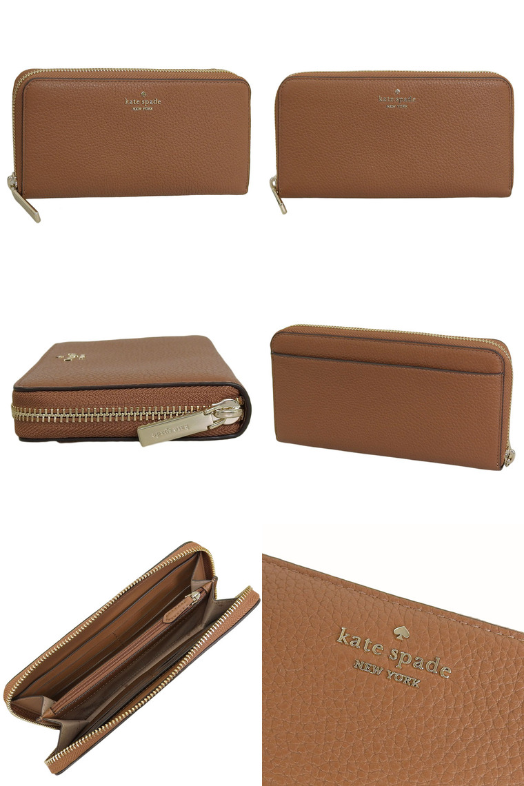 Kate Spade 長財布 ブラウン kate spade NEW YORK レディース長財布（色：ブラウン系）｜財布
