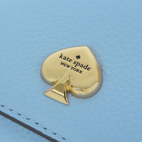 【新品】kate spadeケイトスペードペブルレザー 二つ折り財布 kate spade NEW YORK ケイトスペード 財布 レディース 二つ折り