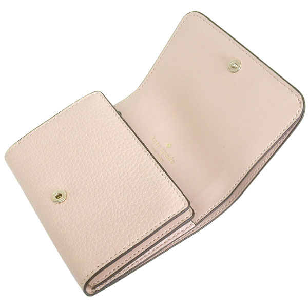 ✨未使用✨ ケイトスペード 二つ折り財布 L字ファスナー ピンク サフィアーノ kate spade NEW YORK（ケイト・スペード ニューヨーク） ケイト