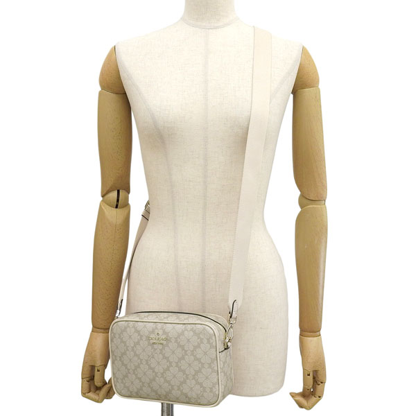 ケイトスペード バッグ レディース ショルダーバッグ アウトレット ベージュマルチ スペードフラワー ミニカメラバッグ SPADE FLOWER MINI CAM BAG KK063-250 KATE SPADE kate spade NEW YORK（ケイト・スペード ニューヨーク） ケイト