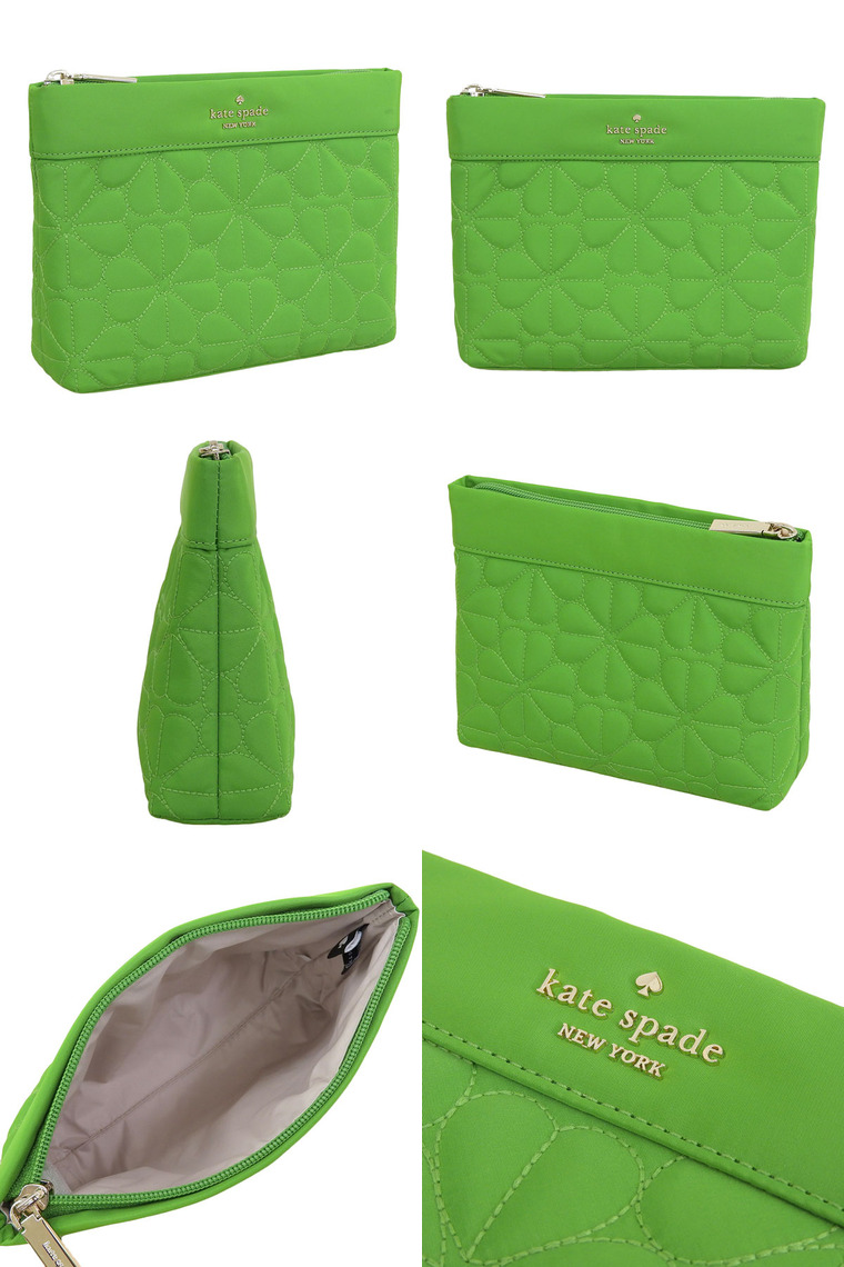 国内即送 kate spade フラワー キルテッド コスメポーチ KK254 kate spade NEW YORK ケイトスペード コスメポーチ 化粧ポーチ