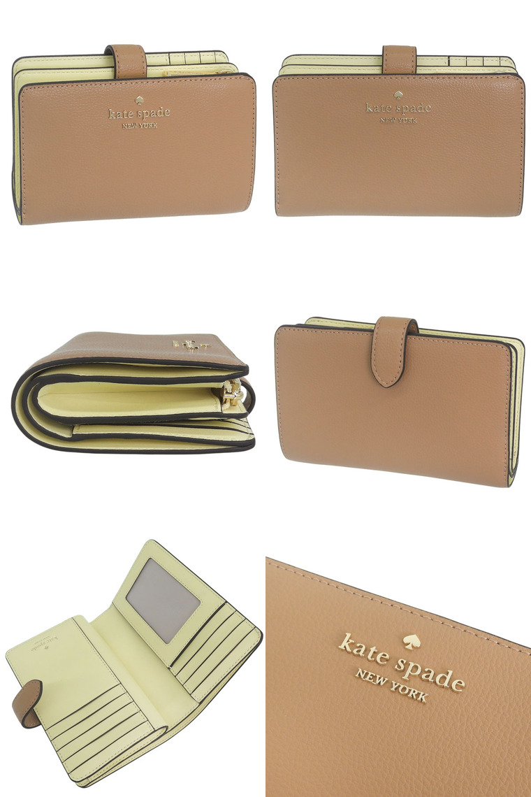 特価 ケイトスペード 財布 二つ折り レディース アウトレット 折財布 花柄 バイカラー マルチカラー KATE SPADE