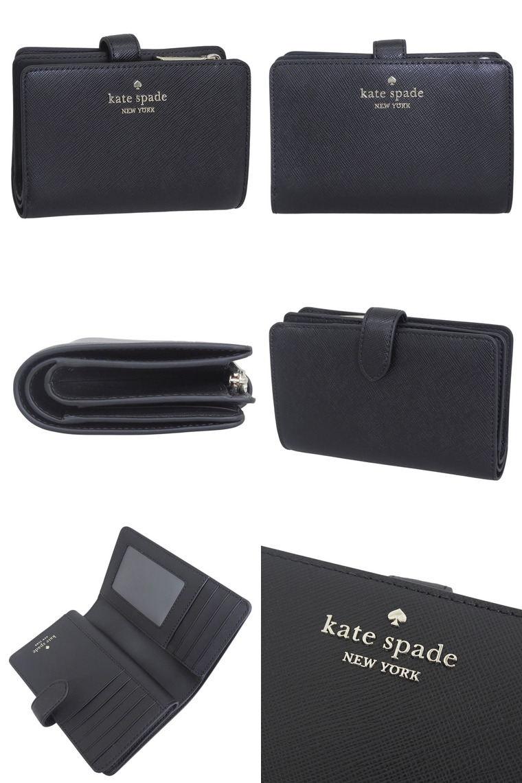 特価 ケイトスペード 財布 二つ折り レディース アウトレット 折財布 花柄 バイカラー マルチカラー KATE SPADE