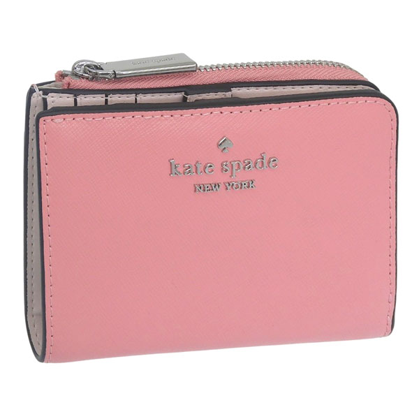 【新品未使用】kate spade ピンク 二つ折り財布 kate spade NEW YORK（ケイト・スペード ニューヨーク） ケイト