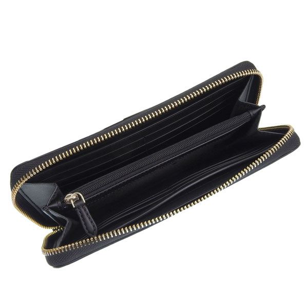 ケイトスペードニューヨーク 長財布 バラ ブラック 黒 kate spade NEW YORK（ケイト・スペード ニューヨーク） ケイト