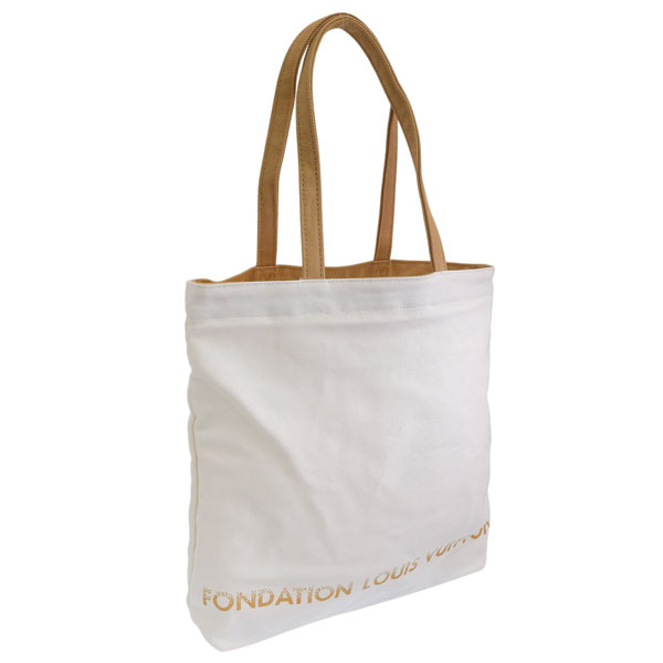 FONDATION LOUIS VUITTON トートバッグ ホワイト LOUIS VUITTON（ルイ・ヴィトン） 【並行輸入品】ルイヴィトン バッグ