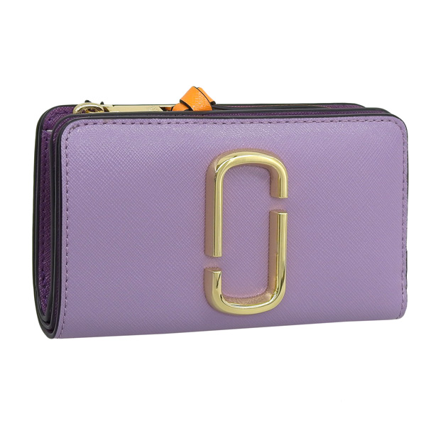 【新品未使用】マークジェイコブス スナップショット 二つ折り財布 MARC JACOBS（マーク・ジェイコブス） 財布 二つ折り レディース 折