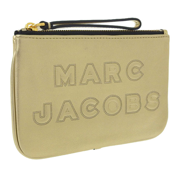 Yahoo! Yahoo!ショッピング(ヤフー ショッピング)マークジェイコブス MARC JACOBS ポーチ 小物入れ レザー GOLD SHINE ゴールドシャイン レディース m0015762