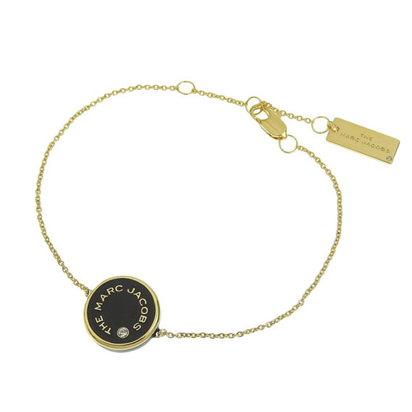 Yahoo! Yahoo!ショッピング(ヤフー ショッピング)【数量限定セール】マークジェイコブス MARC JACOBS THE MEDALLION BRACELET ブレスレット クリスタル ブラック クリーム レディース m0017167