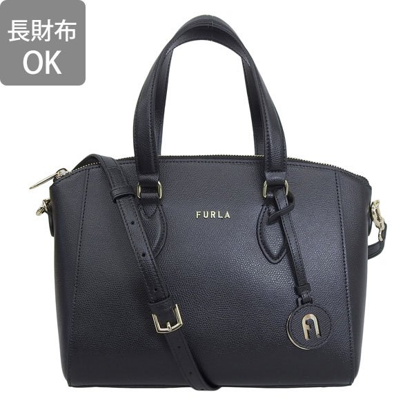 美品⭐️FURLA フルラTRAVEL 2wayビジネスバッグ NERO 黒 FURLA（フルラ） FURLA MINERVA バッグ トートバッグ 2WAY バッグ