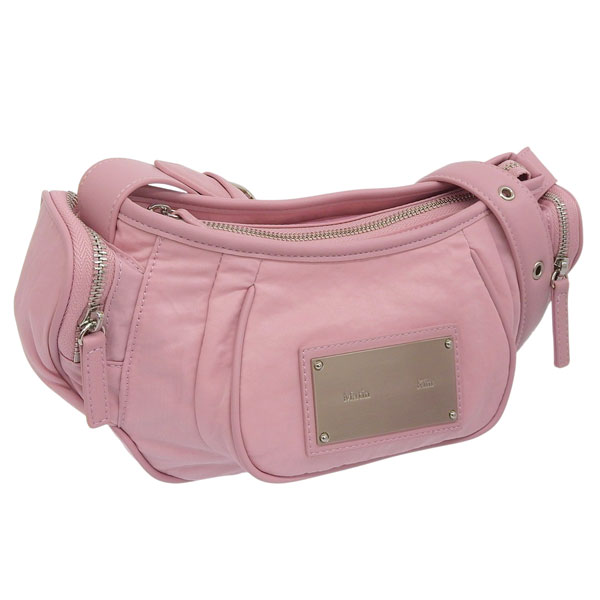 マーティンキム バッグ レディース ショルダーバッグ ナイロン ピンク