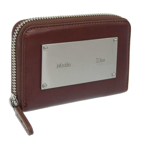 マーティンキム 財布 レディース コインケース レザー ブラウン