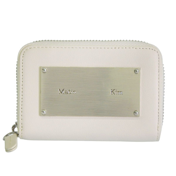 マーティンキム 財布 レディース コインケース レザー ホワイト