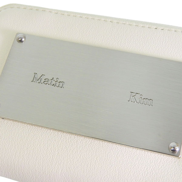 マーティンキム 財布 レディース コインケース レザー ホワイト