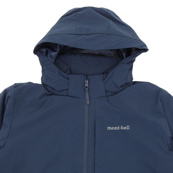 美品 montbell ウインターサイクルトレーナー ジャケット 青×黒 L 美品 montbell ウインターサイクルトレーナー ジャケット 青×黒 L