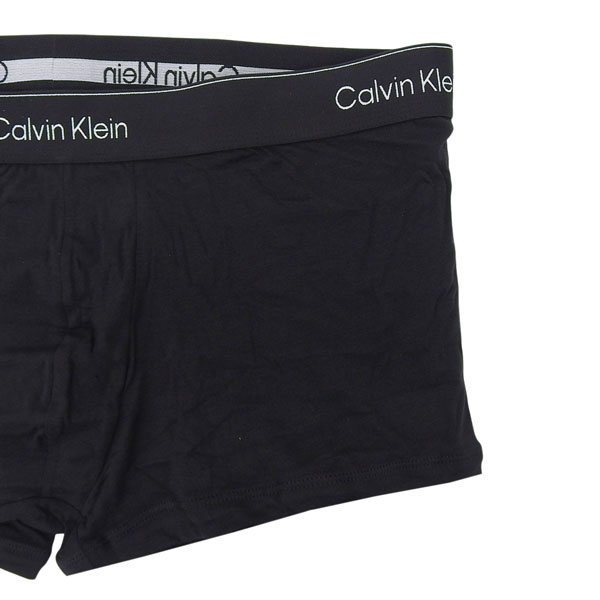 カルバンクライン ボクサーパンツ 下着 アンダーウェア 5枚セット メンズ ブラック Icon Cotton Stretch 5 Low Rise Trunks NB4390TM6 CALVIN KLEIN