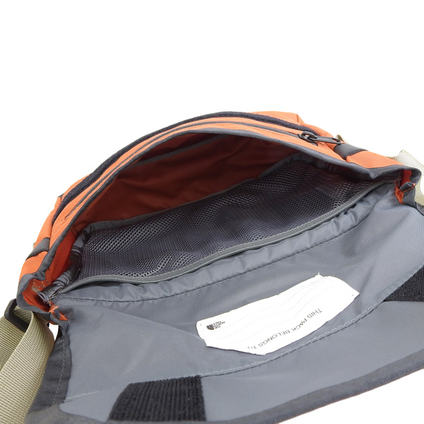 THE NORTH FACE ノースフェイス バッグ オレンジ | ショルダー ポーチ NMJ72102 | K Shoulder Pouch | ショルダーバッグ | 斜め掛け フラップ | ブランド カバン【レディース】【中古】 THE NORTH FACE - THE NORTH FACE ノースフェイス バッグ オレンジ
