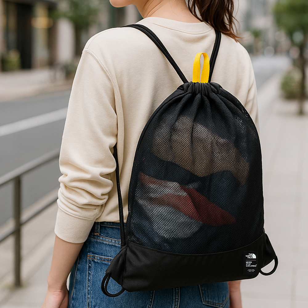 ノースフェイス　韓国　ニットナップサック リュック　バッグ　northface THE NORTH FACE ナップサック ジムサック ノースフェイス 韓国