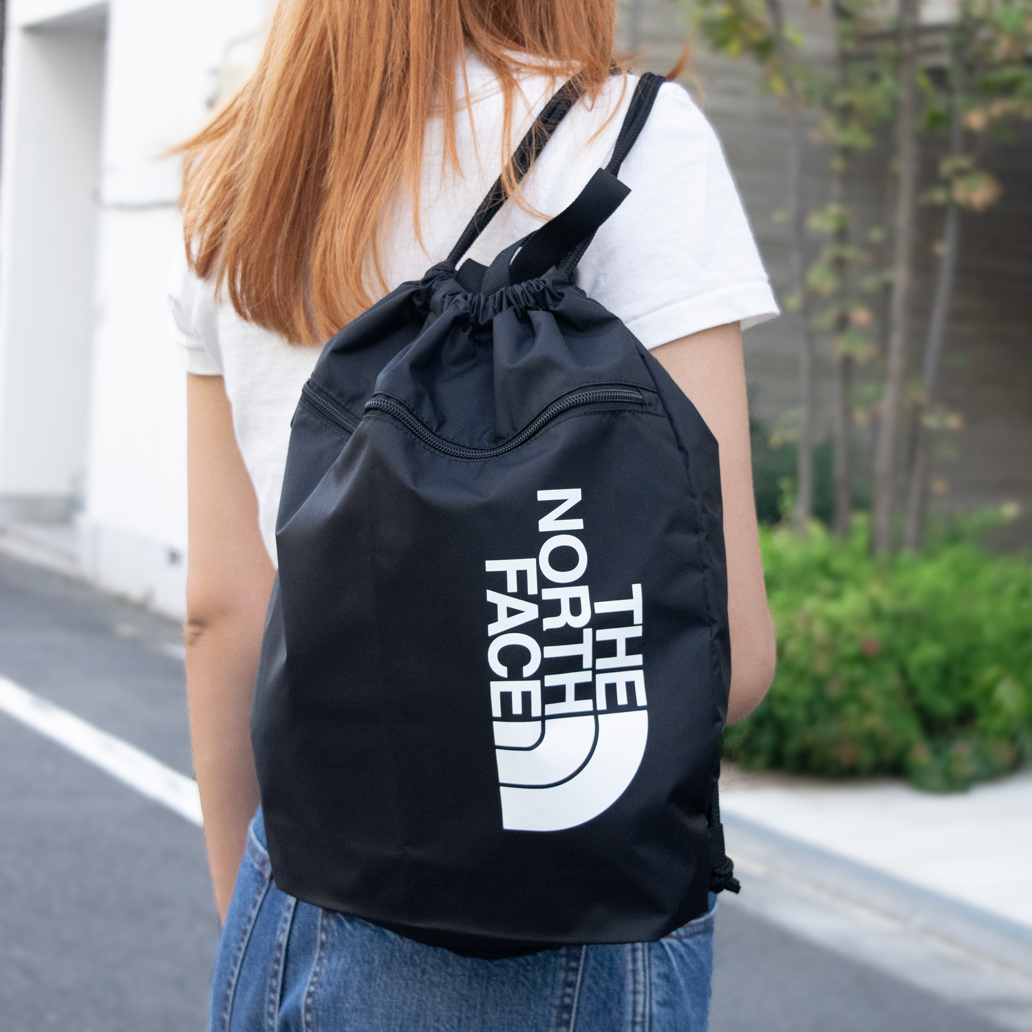 ノースフェイス バッグ バックパック リュック リュックサック メンズ レディース ONE ブラック JR GYM SACK NN2PP05R-BLK  THE NORTH FACE