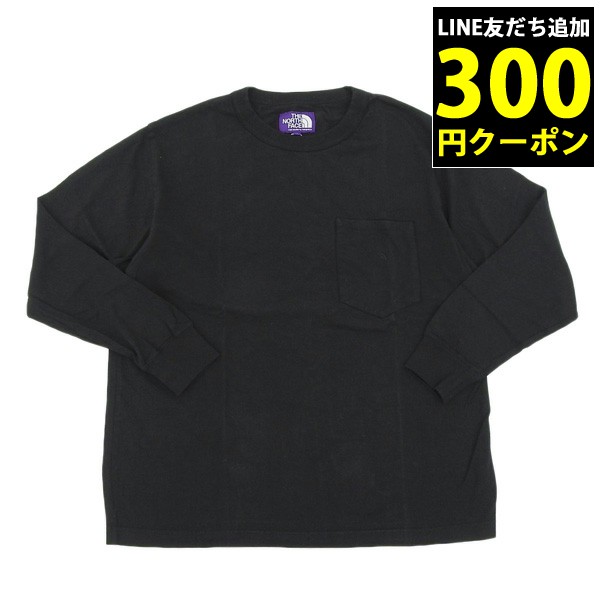 ノースフェイス ロングTシャツ メンズ アウトレット ブラック パープルレーベル NT3102N THE NORTH FACE