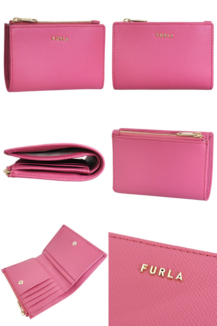 新品　正規品☆ FURLA(フルラ)折り財布　ピンク　レザー 三つ折り財布 FURLA（フルラ） 財布 レディース 2つ折り 折財布 コンパクト