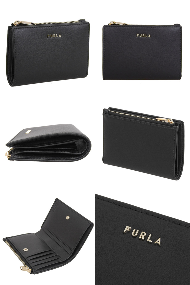 【新品未使用】フルラ FURLA レザー 二折財布 コンパクトウォレット 黒 楽天市場】フルラ FURLA Furla コンパクトウォレット 二つ折り
