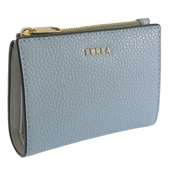 ☆未使用☆FURLA☆二つ折り財布☆ チューベローズ☆ライトブルー☆人気。 FURLA（フルラ） 財布 レディース 2つ折り 折財布 コンパクト