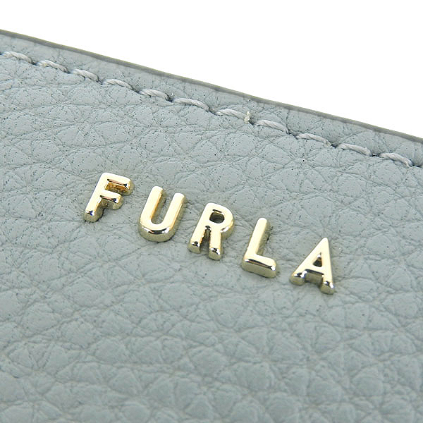 FURLA財布RITZY S ZIP AROUND DOLOMIA くすみブルー FURLA（フルラ） 財布 レディース 2つ折り 折財布 コンパクト