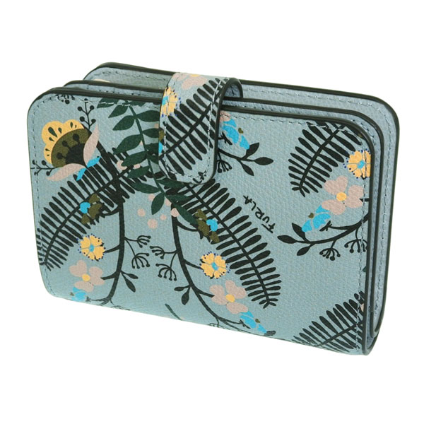 新品 FURLA フルラ バビロン 花柄 ブルー 二つ折り財布 新品 FURLA フルラ バビロン 花柄 ブルー 二つ折り財布 - メルカリ
