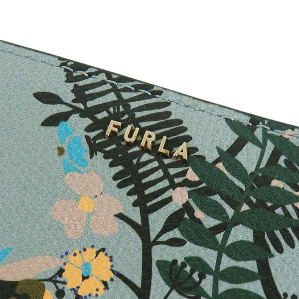 新品 FURLA フルラ バビロン 花柄 ブルー 二つ折り財布 新品 FURLA フルラ バビロン 花柄 ブルー 二つ折り財布 - メルカリ