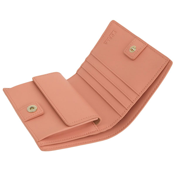 新品 フルラ FURLA 2つ折り財布 1927 S COMPACT WALLET ピンク FURLA（フルラ） 財布 レディース 2つ折り 折財布 コンパクト