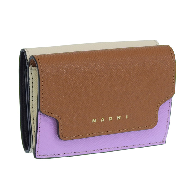 MARNI（マルニ） 財布 レディース 三つ折り 折財布 マルチカラー