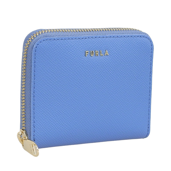 nyan.s【新品未使用】 フルラFRULA 二つ折り財布 現行 ブルー FURLA（フルラ） 特価 財布 レディース 二つ折り財布 アウトレット