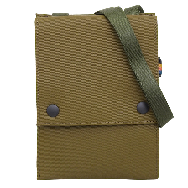 【新品未使用】ポールスミス ショルダーバッグ ナイロン レザー 現行 カーキ 送料無料】【ラッピング無料】ポールスミス Paul Smith ショルダー