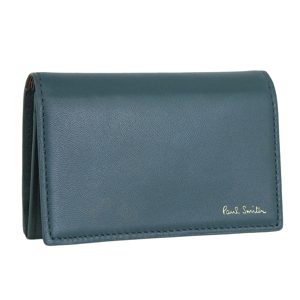 ポールスミス名刺入れ ティールグリーン Paul Smith bps201-51 Paul Smith ポールスミス 名刺入れ メンズ アウトレット カード